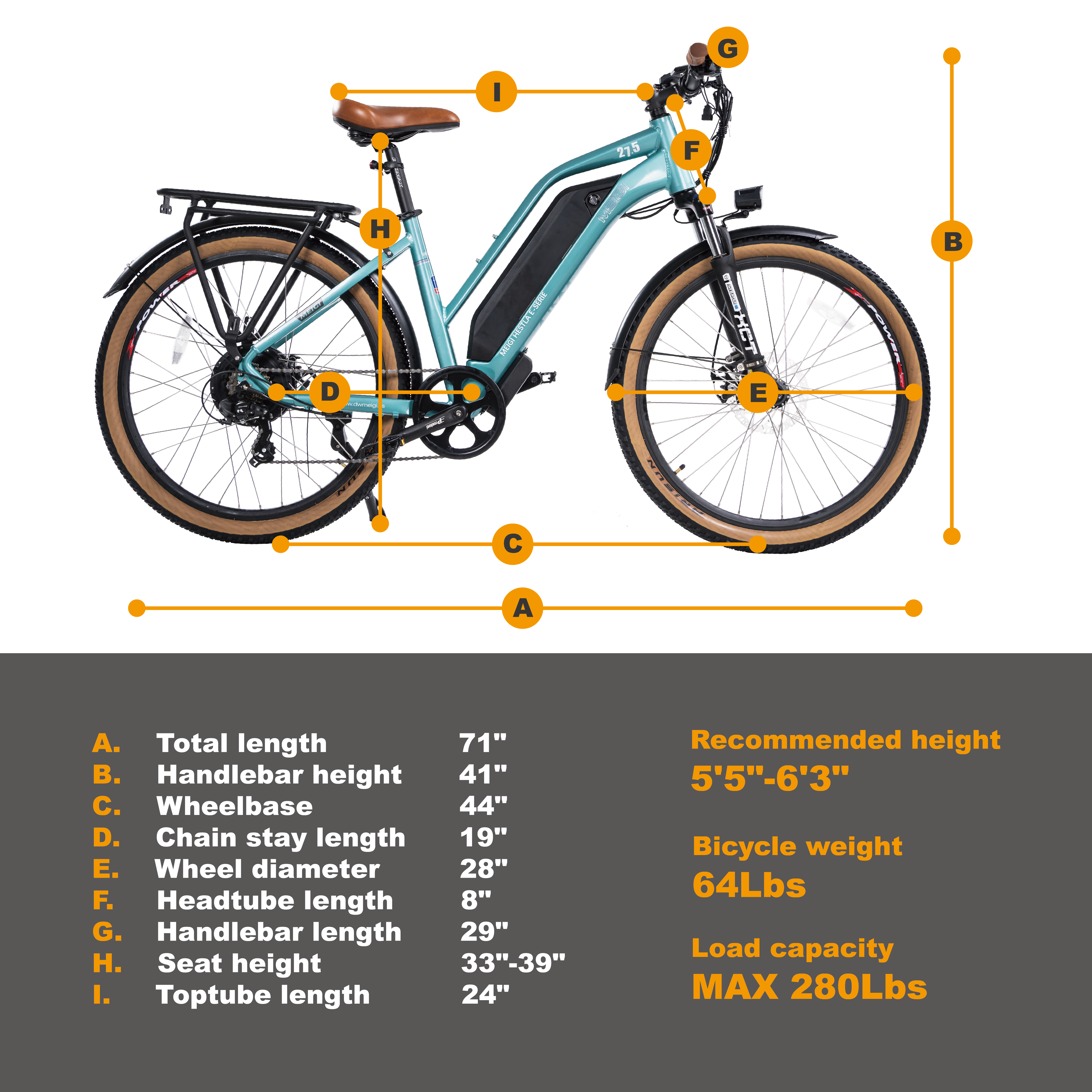 USA warehouse 27.5*2.2inch electric bicycle 750W electric city bike cummuting bike for abult- daywins